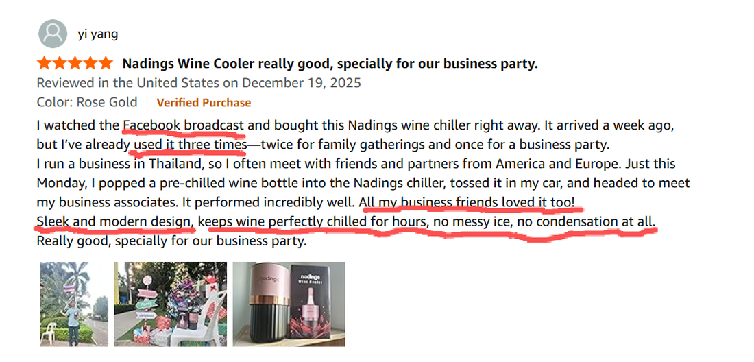 Nadings Wine Chiller Review：Nadings Wine Cooler really good, specially for our business party.