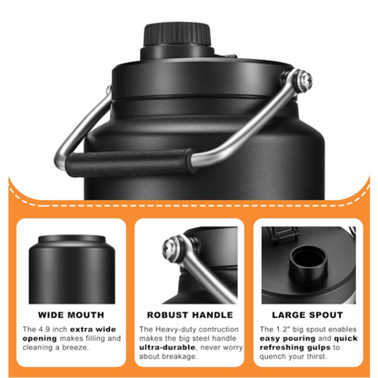 Water Bottles/Jugs 12oz/18oz/26oz/36oz/64oz/84oz/128oz