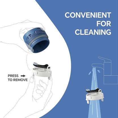 17oz Vacuum Insulated Stainless Steel Coffee Tumbler with Push Button Lid & Leakproof