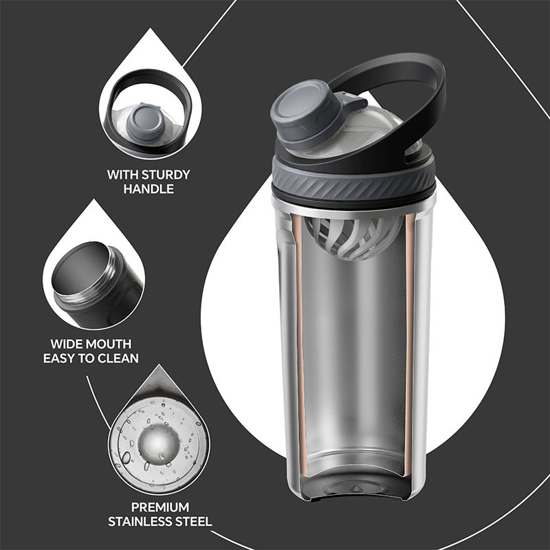 24oz Insulated Shaker Bottle