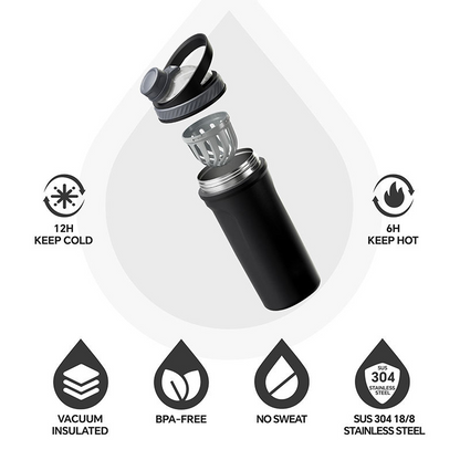 24oz Insulated Shaker Bottle