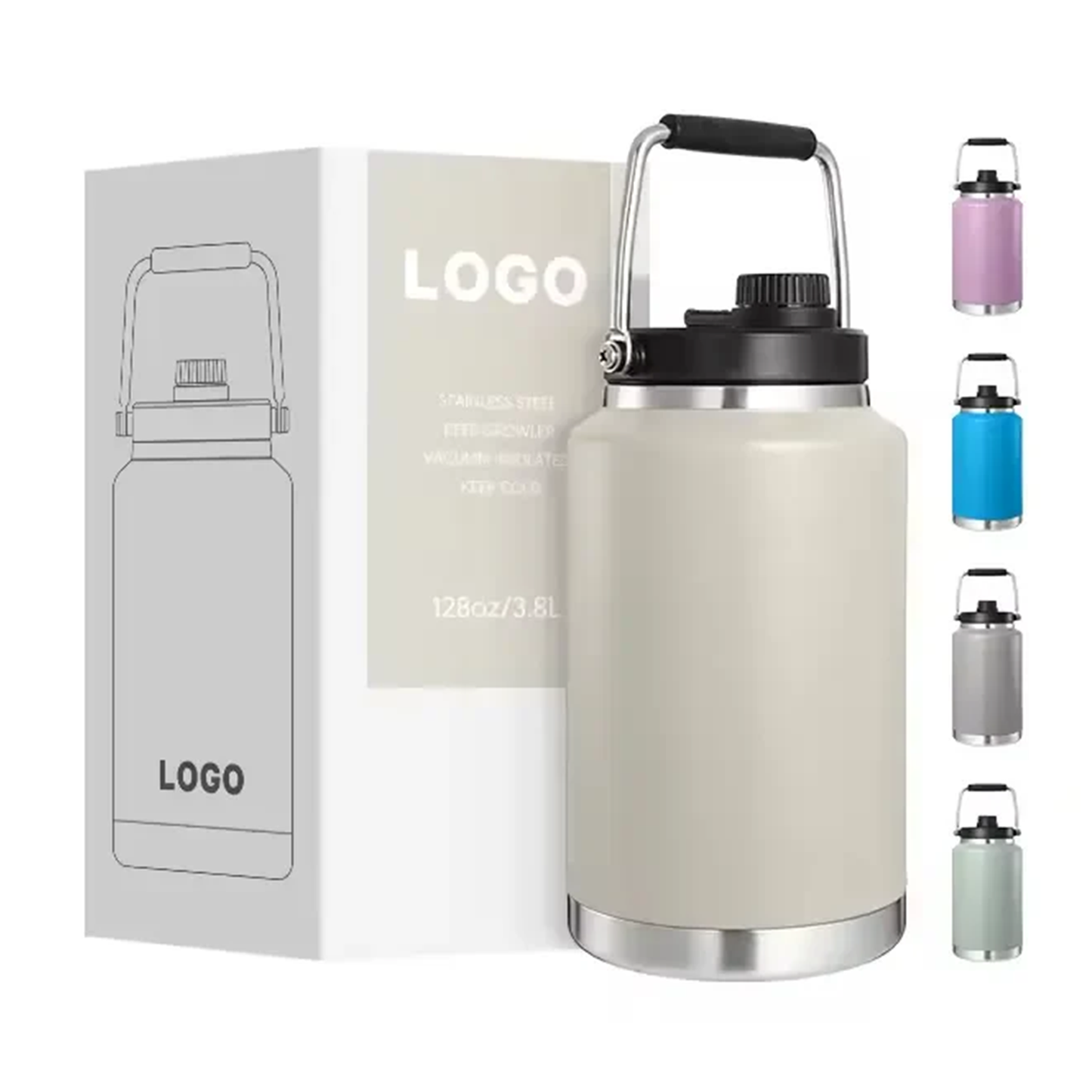 Water Bottles&Jugs 12oz/18oz/26oz/36oz/64oz/84oz/128oz